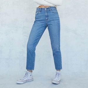 pacsun high rise straight mom jeans